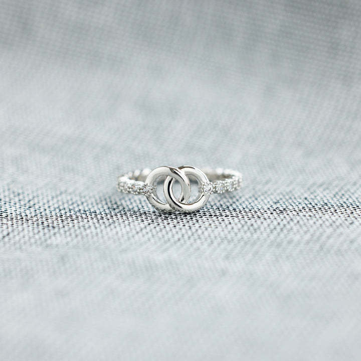 Elegant Solid Color Copper Plating Rings