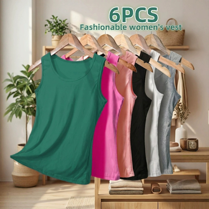 Trendy Cross-Border Camisole for Women, Summer Sleeveless Top, Casual and Comfortable Sports Inner Wear Camisole Trendy Cross-Border Camisole for Women, Summer Sleeveless Top, Casual and Comfortable Sports Inner Wear Camisole
