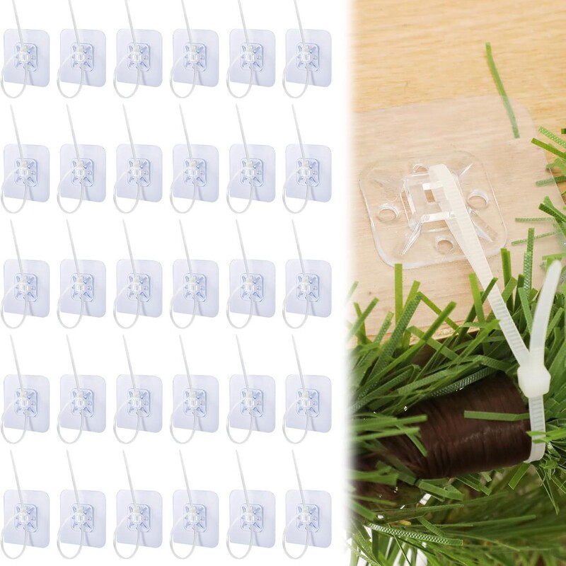 Amazon's New Cross-Border Indoor and Outdoor Decoration Adhesive Tape, No-Drill, Traceless, Transparent, with Fastening Straps