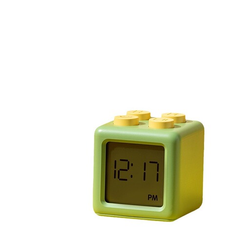 New minimalist building block timer for children, learning mini convenient kitchen timer, magnetic creative clock alarm clock