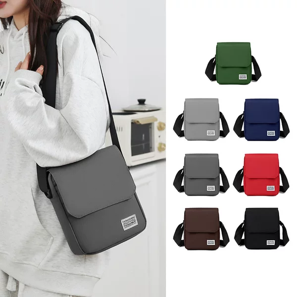 New Style Shoulder Bag with a High-End Feel, Simple and Casual, Fashionable and Trendy Bag for Women, Fresh and Suitable for Commuting, Shoulder and Crossbody Bag for Men