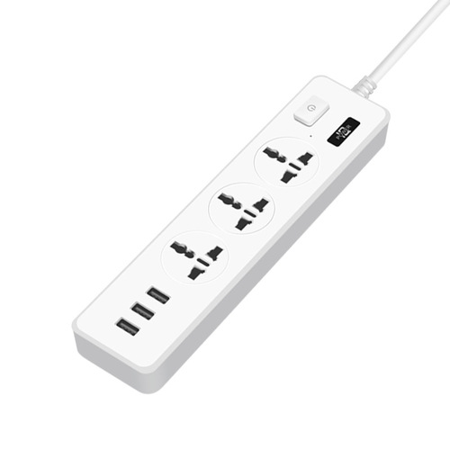 Multifunctional wiring socket 3USB power strip for home use with wired power strip British standard power strip cross-border wholesale 3-hole power strip