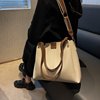 Retro fashionable summer capacious one-shoulder bag, 2023 collection