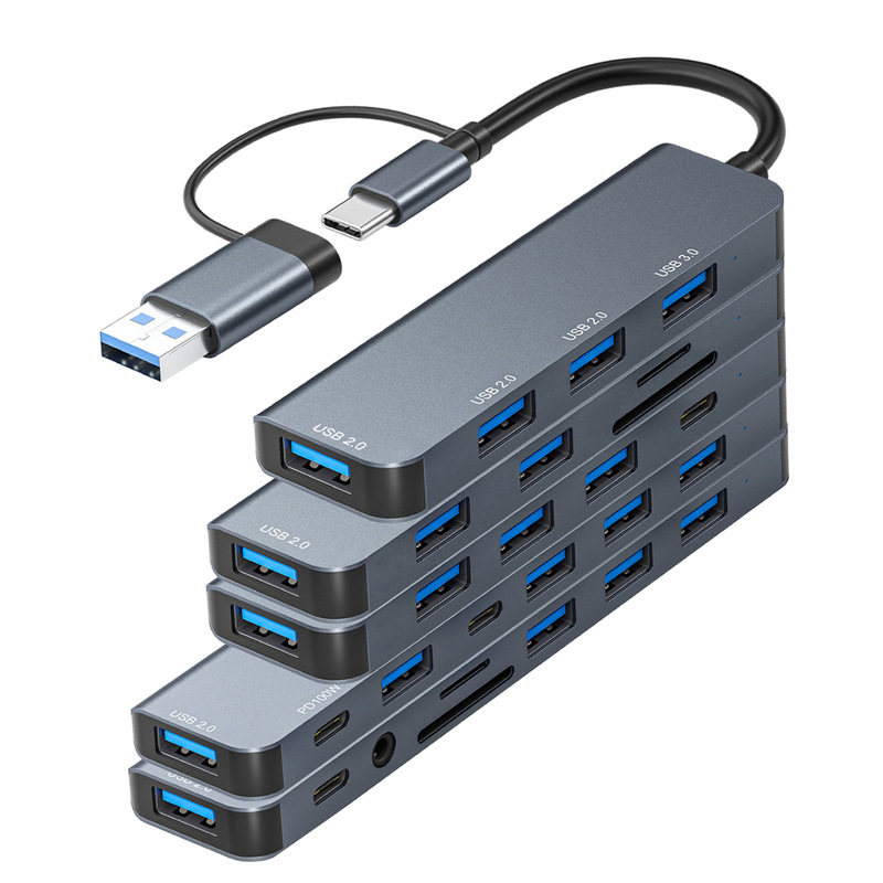 typec expansion dock USB3.0 Laptop Tablet expansion hub converter mac multi-port docking station