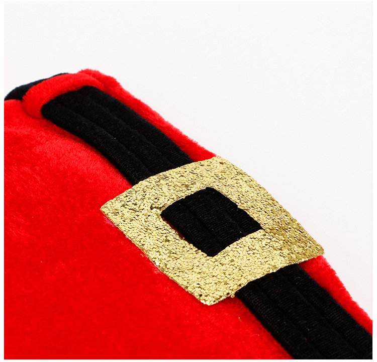 Creatività decorativa Divertente gamba dei pantaloni rossi Bambini Adulti Cappello da elfo da clown natalizio Festa_voghion.com