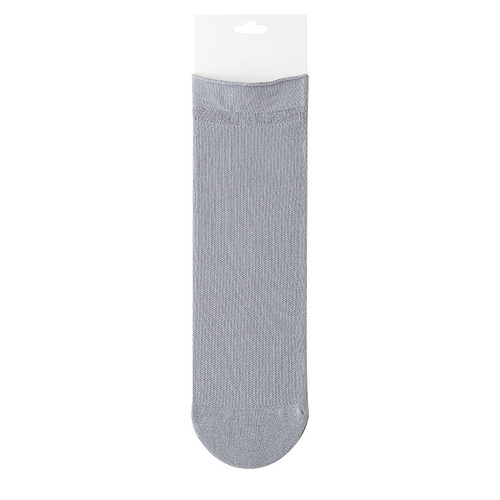 Rolled loose mouth mid-calf socks for girls in spring and summer, mesh style, hand-sewn straight socks, bamboo fiber fabric, deodorant