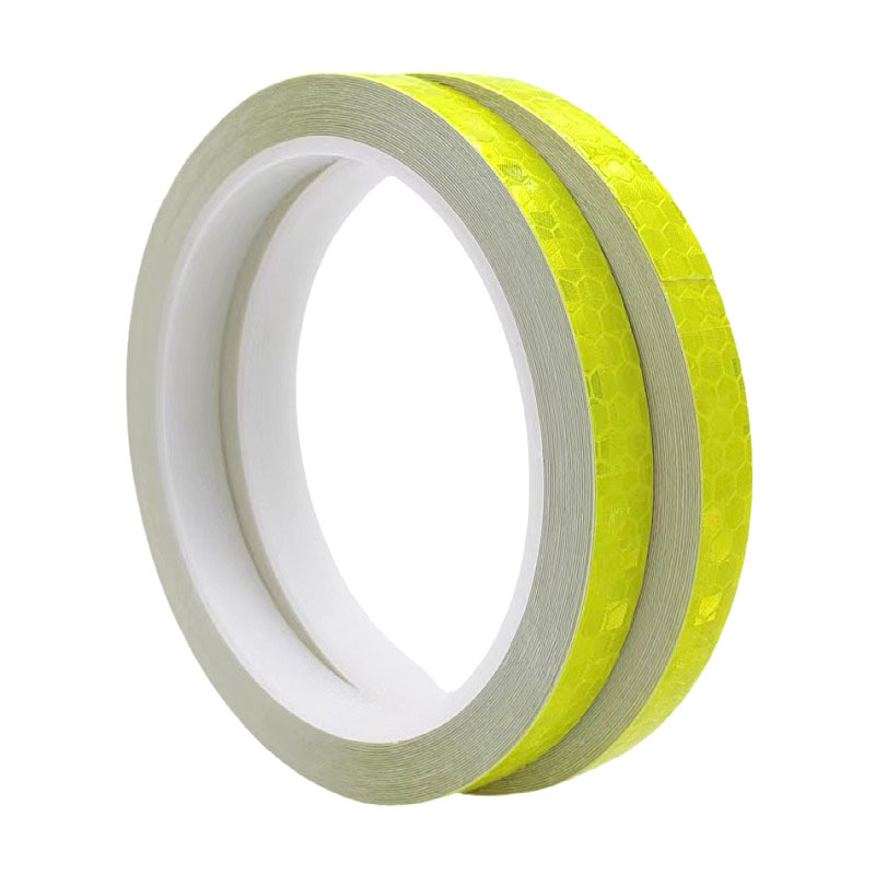 Señales de advertencia de cuadrícula de color cristal letras pegatinas reflectantes pegatinas de carrocería logotipo sitio de construcción alerta tráfico cinta de película reflectante anticolisión