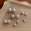 Advanced earrings from pearl, high-quality style, wholesale