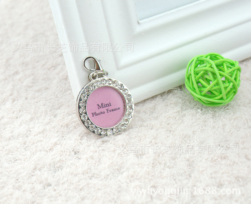 Factory direct supply cross-border handwritten love dog pendant pet ID tag Easter Christmas diamond-encrusted dog tag