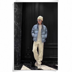 Citala蒙口羽绒服大标男女情侣款外套新款羽绒服徽标贴布跨境M202