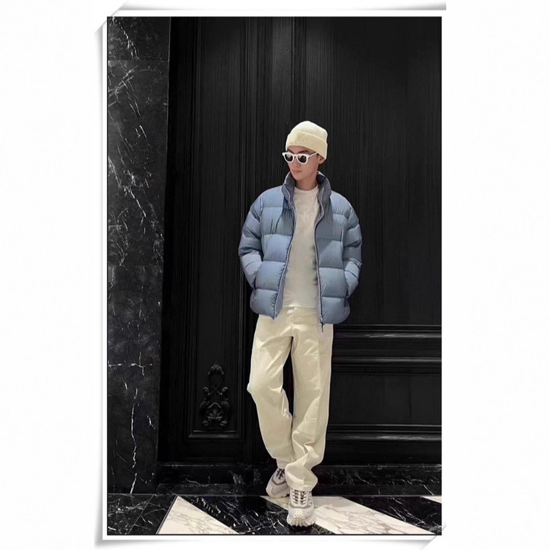 Citala down Jacket with Large Logo for Men and Women, Couple Style, New down Jacket with Logo Patch, Cross-Border M202