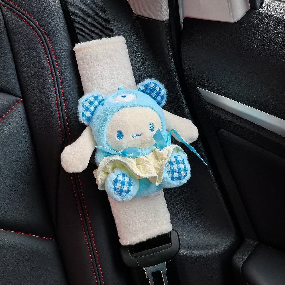 Funda Protectora para Cinturón de Seguridad de Auto de Peluche Decorativo