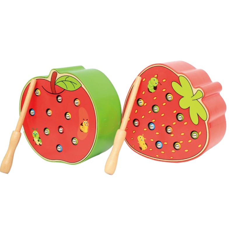 Diversión al por mayor de los niños de educación temprana de madera magnética bug captura juego juguetes de coordinación mano-ojo de inteligencia interactiva Juguetes