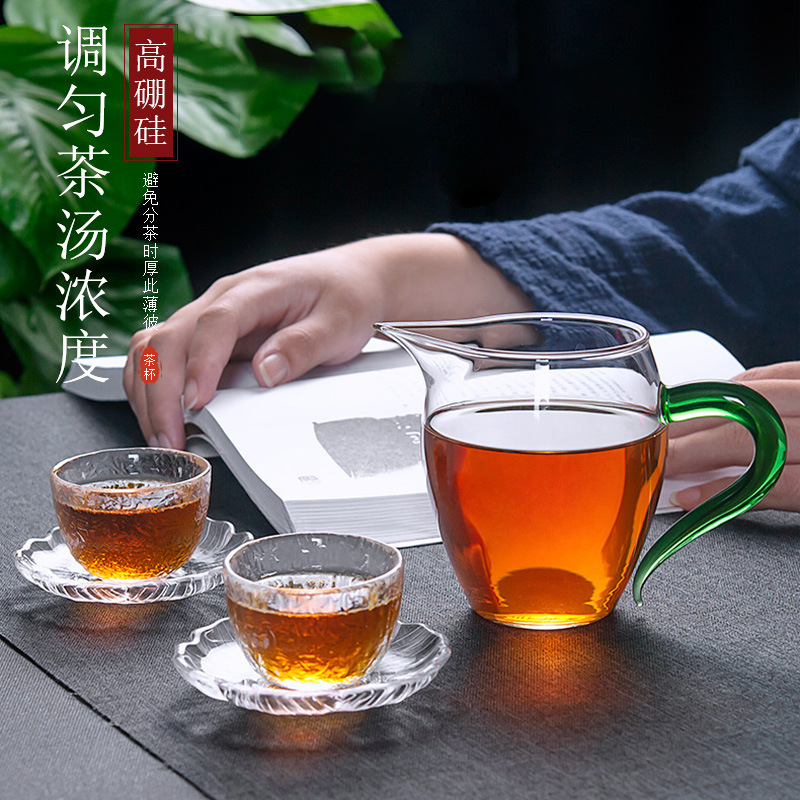 Чайник-заварник Linglong Gongdao из высококачественного боросиликатного стекла, термостойкий, для чайной церемонии Кунг-фу, с фильтром из нержавеющей стали