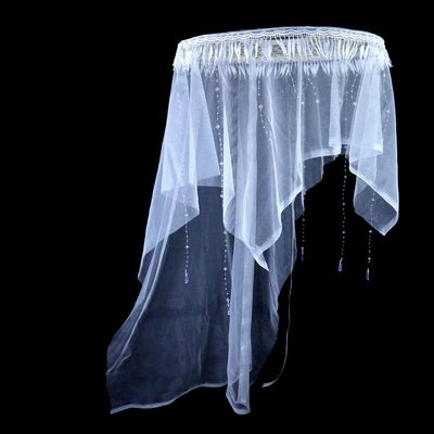 Valance Hats Hanfu Jewelry Photo prop heavy industry crystal Hats Sunscreen Elegant