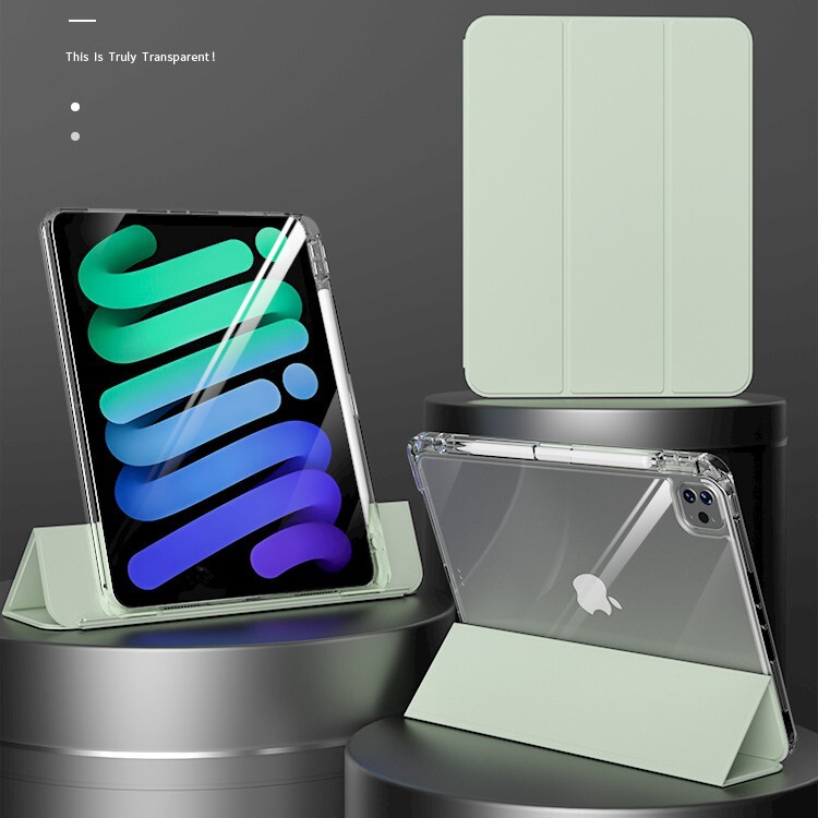 Customized iPad Air45 Protective Case 12.9 Transparent Full Screen 2022Pro11 Tablet Anti-Bending Pull-Out Case