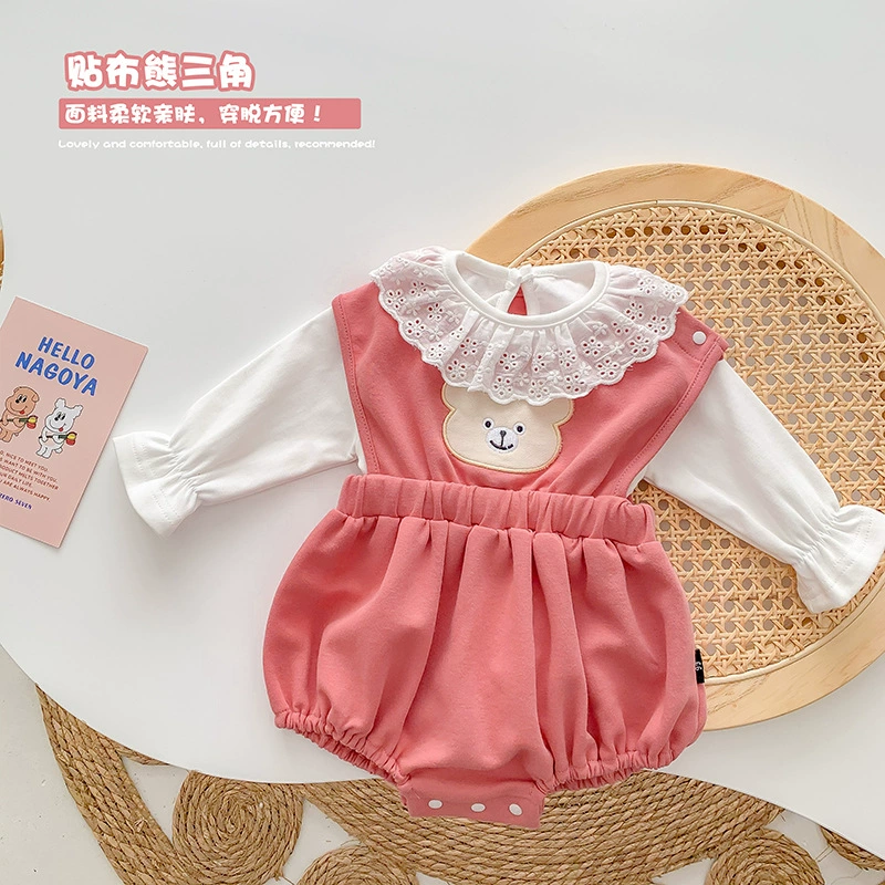 Демисезонный bodysuit для новорождённых девочек на принцессу, Комплект на выход, новичок, западный стиль