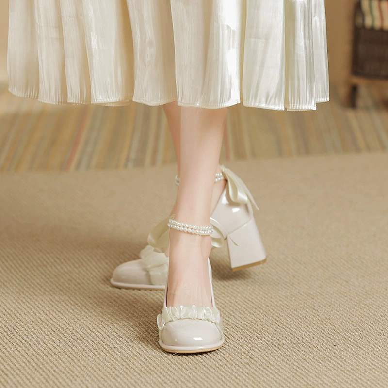 Summer shoes high heels, french style, Chanel style, 2025 years