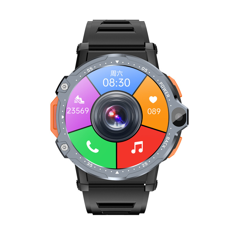 Cross-Border 4G phone watch compatible with 5G card PG999/Bluetooth Sports Health Heart rate blood pressure smart waterproof watch