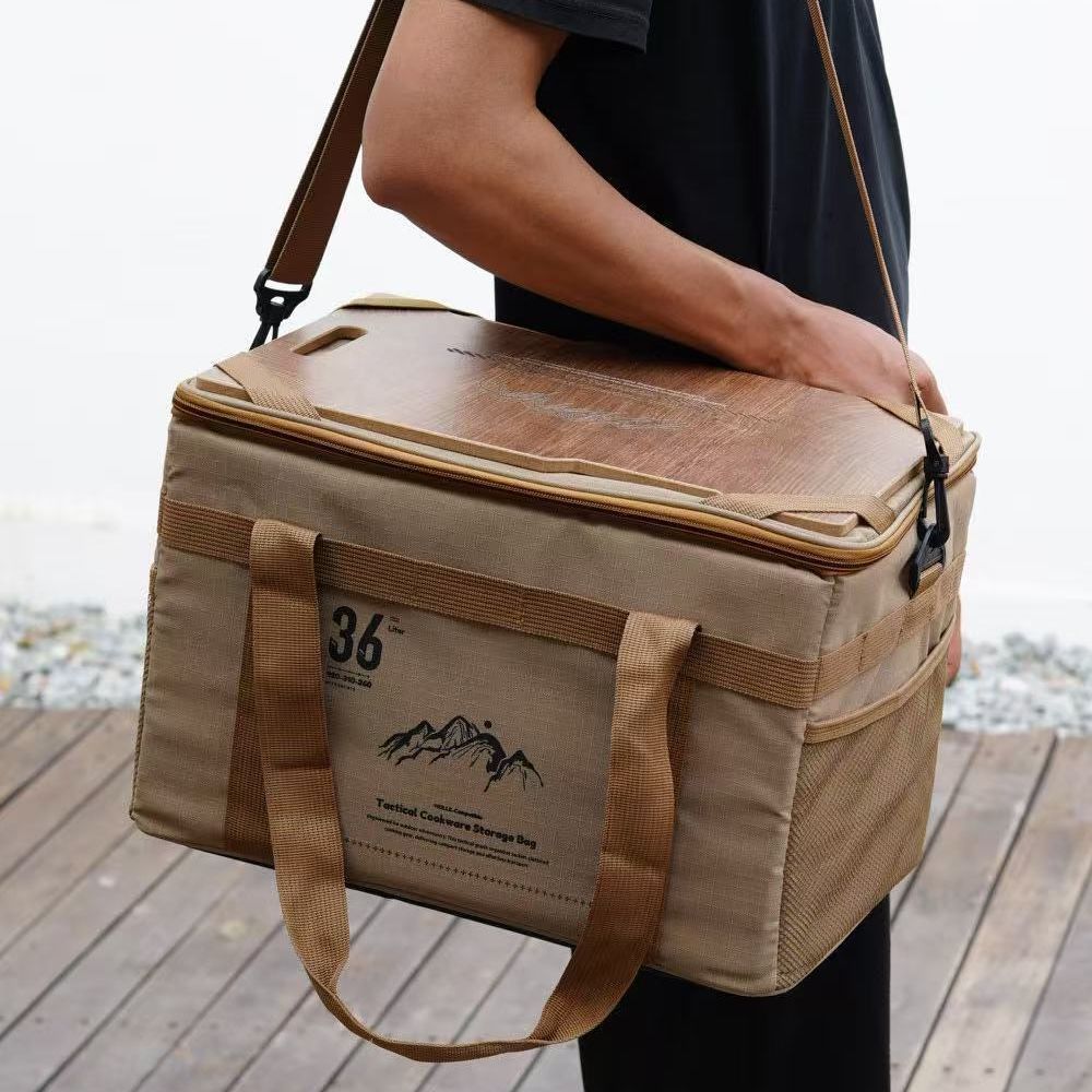 新型アウトドアテーブル付き多機能キャンプ戦術収納カバン