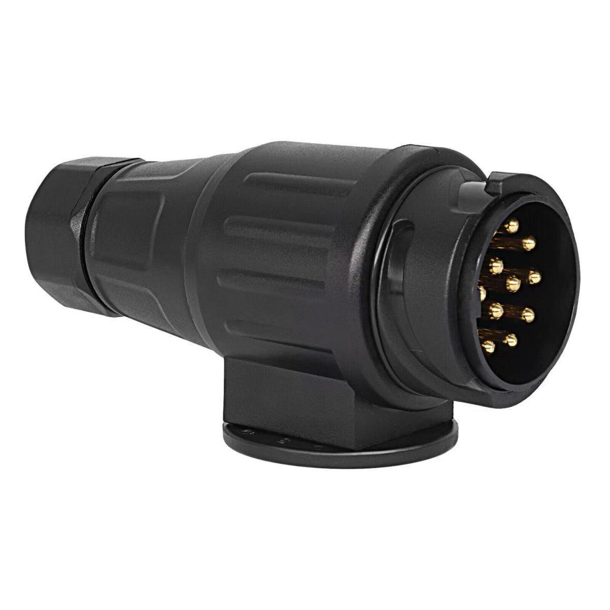 European-Style Vehicle 13-Pin 12-Volt Plug 13-Hole Trailer Signal Light Display