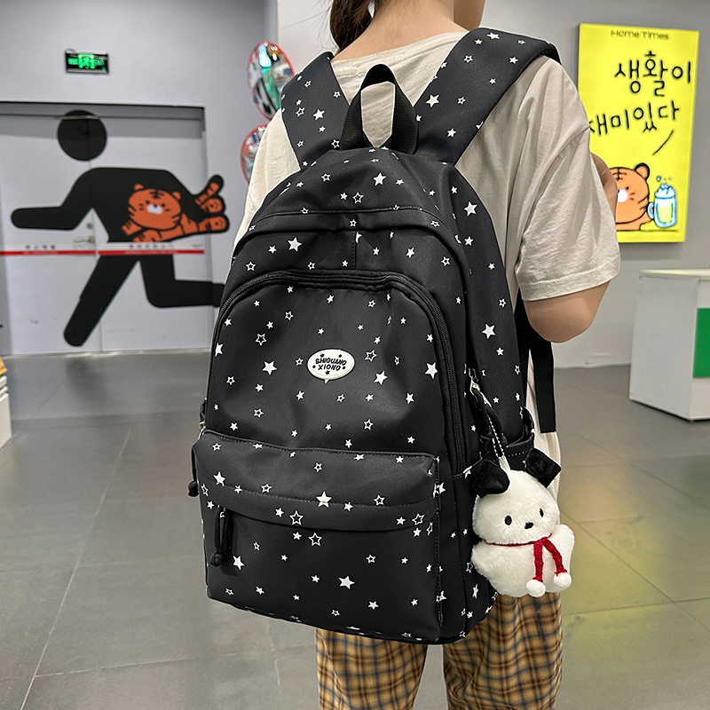 Japanese-Style High-Value Backpack for Girls, Large Capacity for Elementary, Middle, and High School Students, Suitable for Class and Commuting, with Laptop Compartment