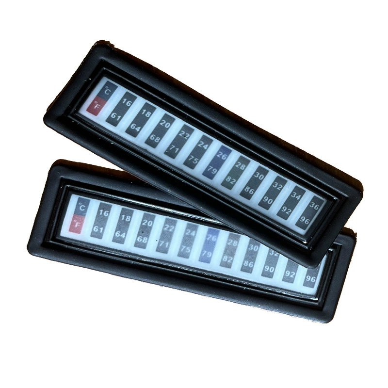 TPU горизонтальная версия термометра может быть сшита белым черным термометром мягкой пленки термометр термометр для одежды