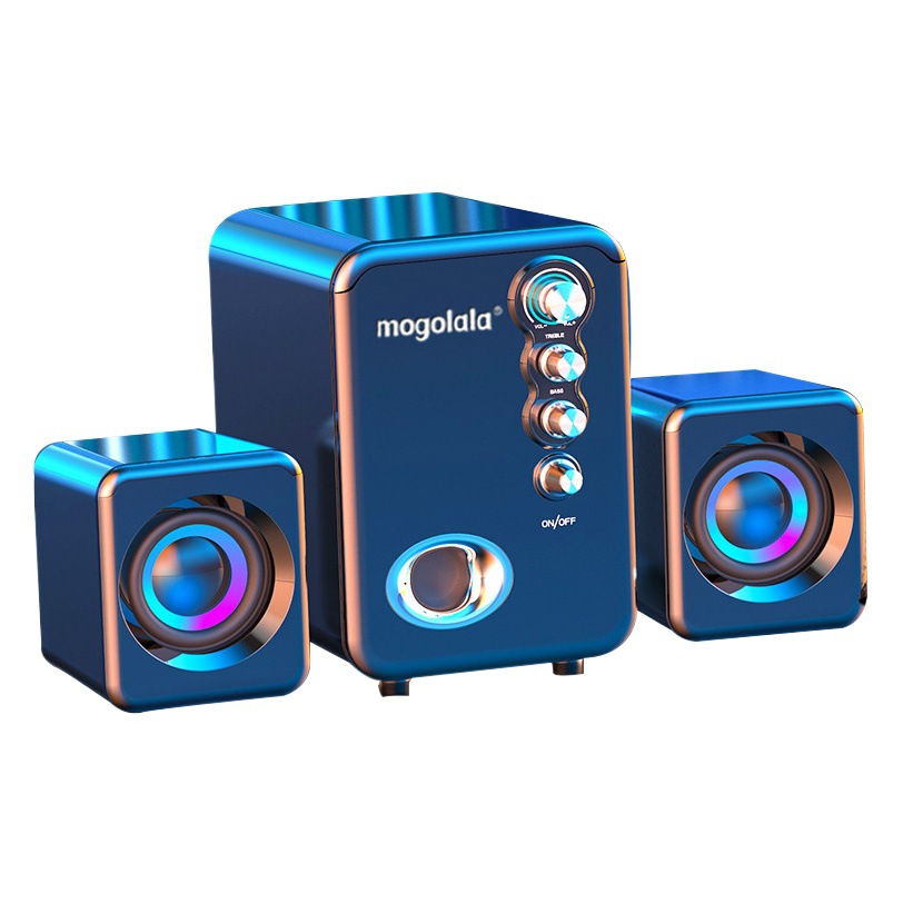 Altavoz de la computadora de escritorio del hogar Notebook Escritorio de oficina Bluetooth audio de gran volumen plug-in pequeño subwoofer de audio