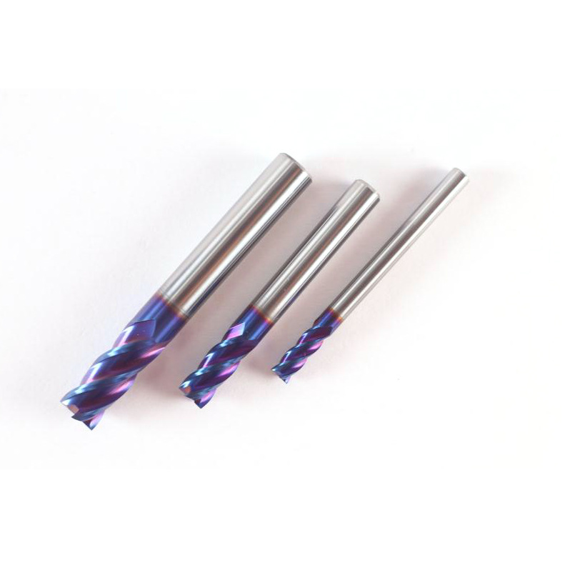 硬质合金立铣刀 钨钢立铣刀 加工硬度65内 四刃铣刀 铝用立铣刀