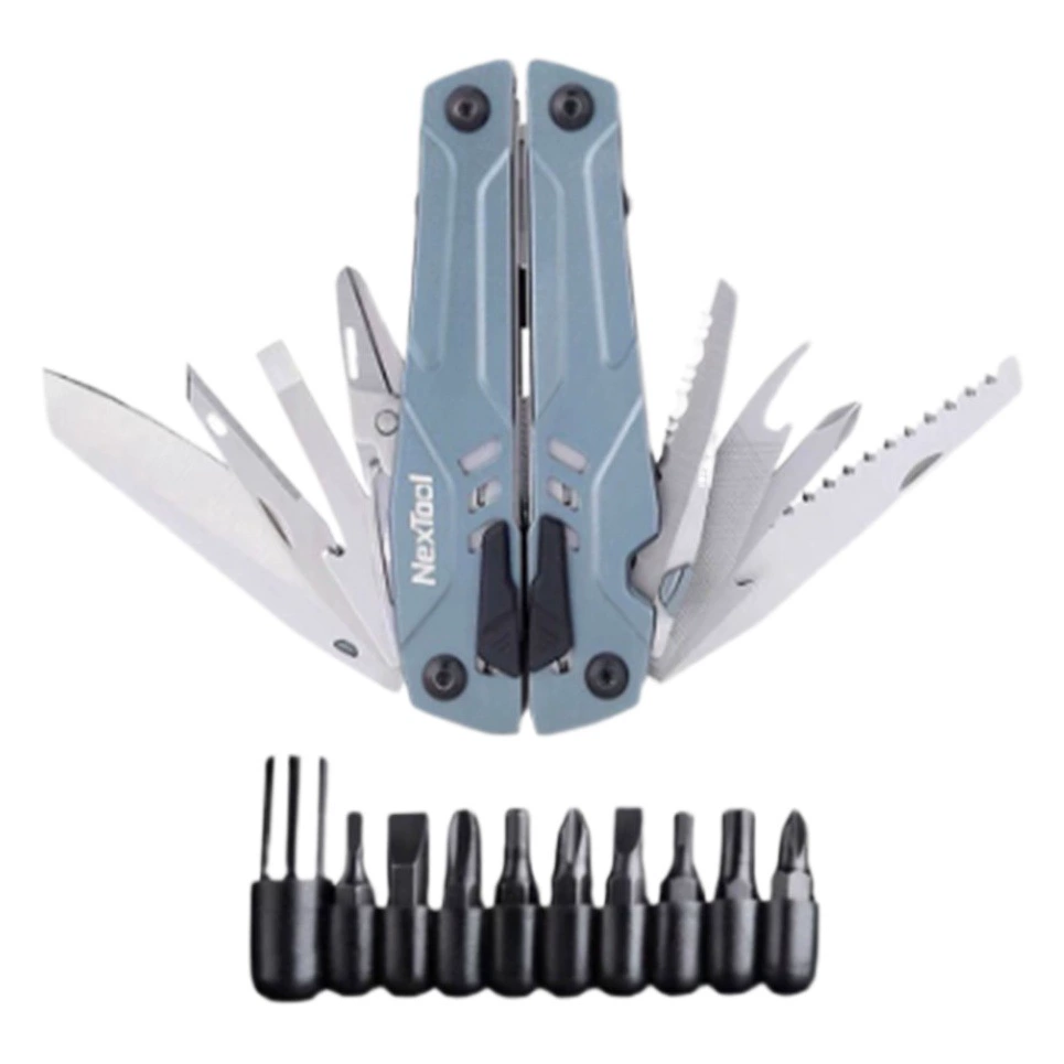 Многофункциональные складные плоскогубцы NEXTOOL, цельнометаллические, из нержавеющей стали, для активного отдыха