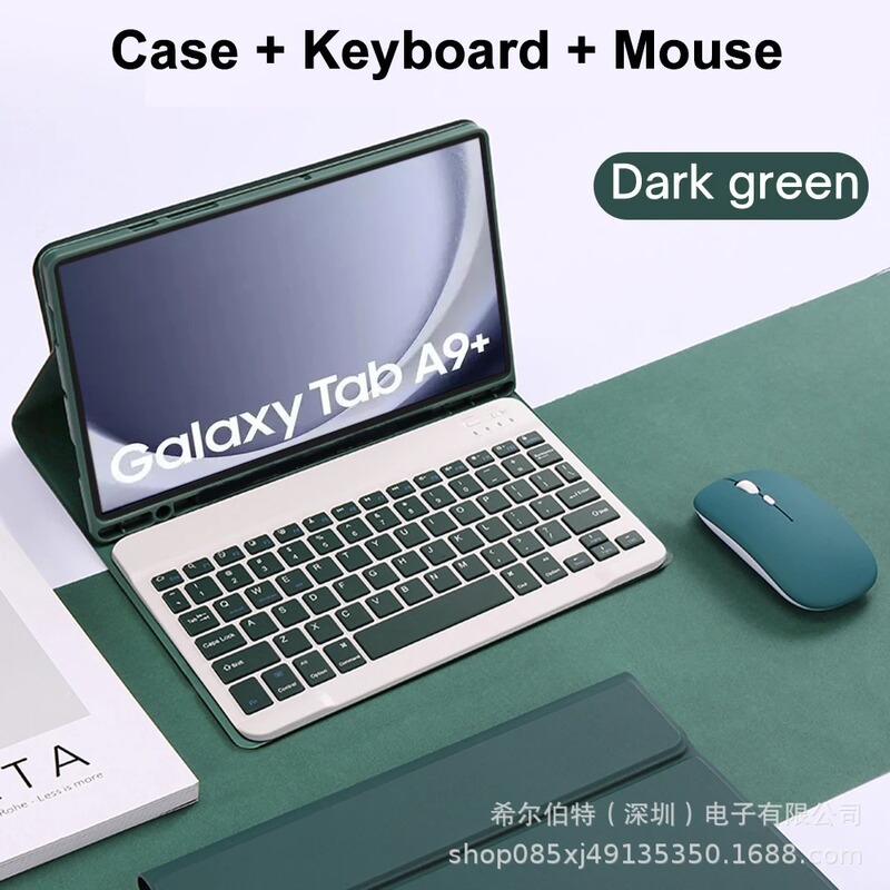 Samsung TabS109FE+Lite タブレット保護ケース A11+ Bluetooth バックライトキーボード磁気レザーケース S11 に適しています。|undefined