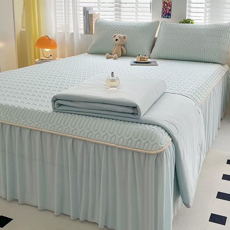 Летние латексные коврики Летние прохладные одеяло из четырех частей