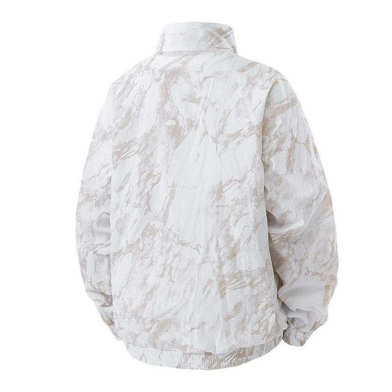 Imagen tridimensional en 3D] Ropa de protección solar de talla grande de seda de hielo M-8XL para hombres UPF50 protección UV para parejas Ropa de protección solar fresca image 4