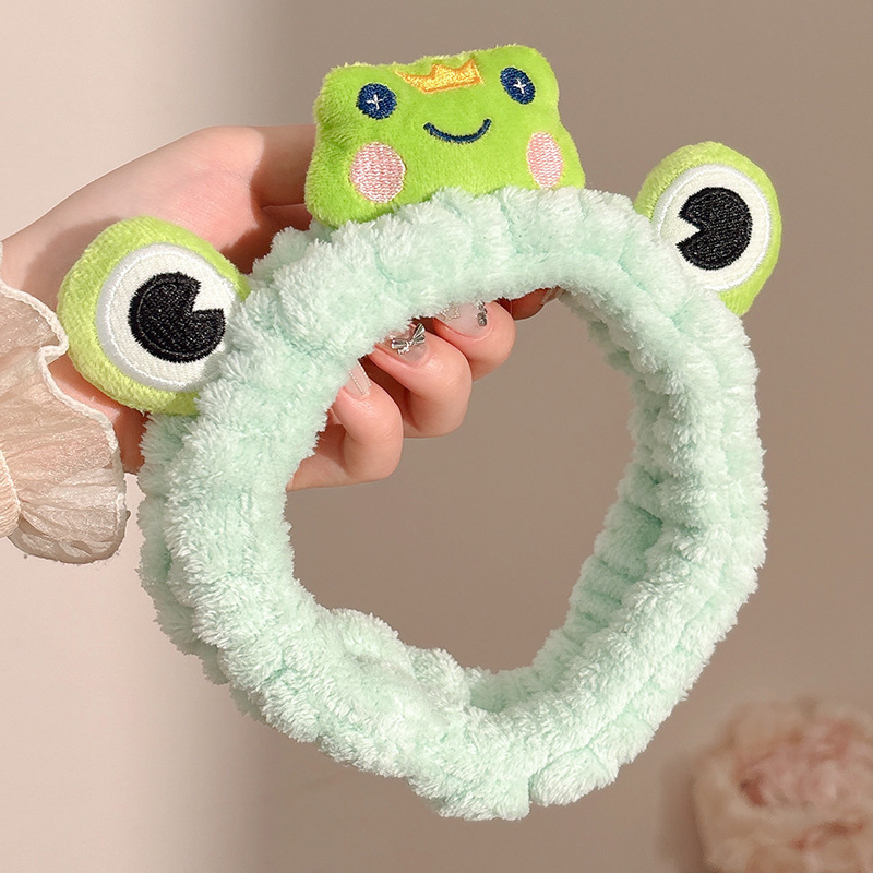 Pelusa para lavar la cara de la banda de cabello para las mujeres 2025 nueva máscara especial antideslizante no girar cinturón de cabello lindos toque de cabello