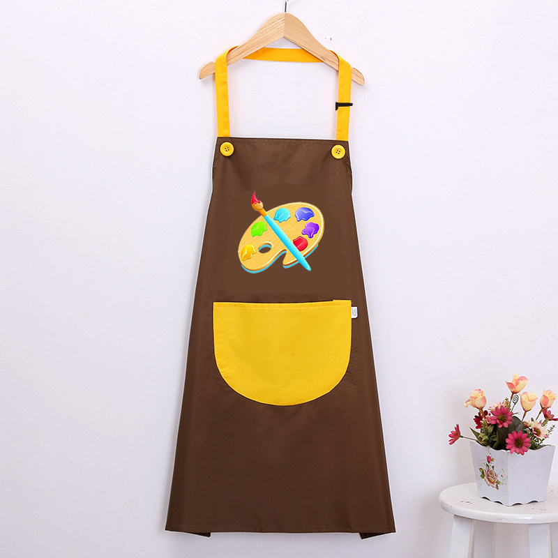 子供の絵画服防水幼稚園ノースリーブブラウスアート逆着用絵画子供親子エプロンカスタマイズ|undefined