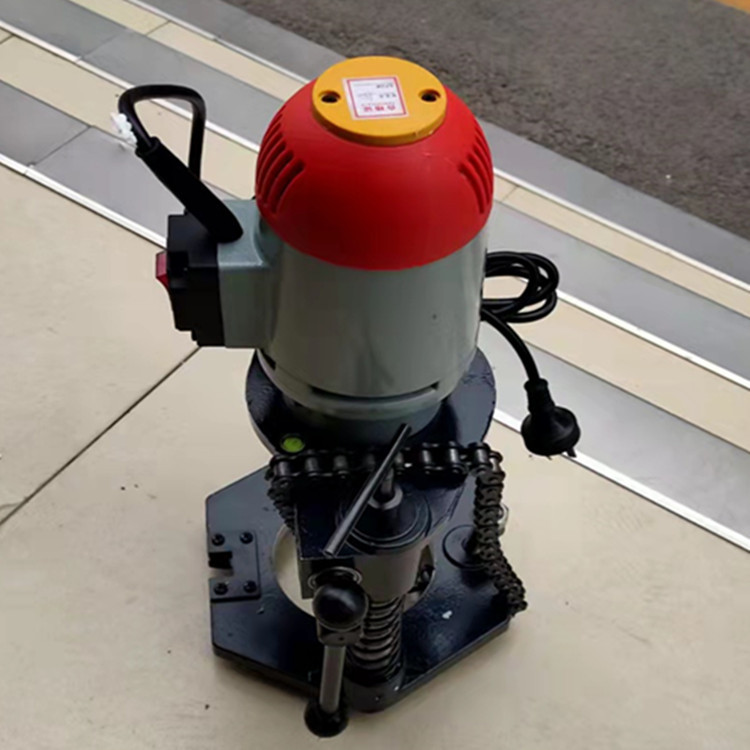 供应电动链条式开孔机 镀锌管铝合金打孔机 源厂直供实惠耐用