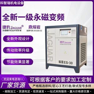 Jaguar Permanent Magnet Variable Frequency Screw Es-30 Air Compressor Energy-Saving Marine Compressor Mining Air Compressor