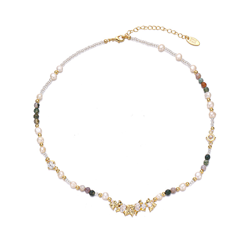 Fashionable elegant sophisticated design organic pendant pearl with…