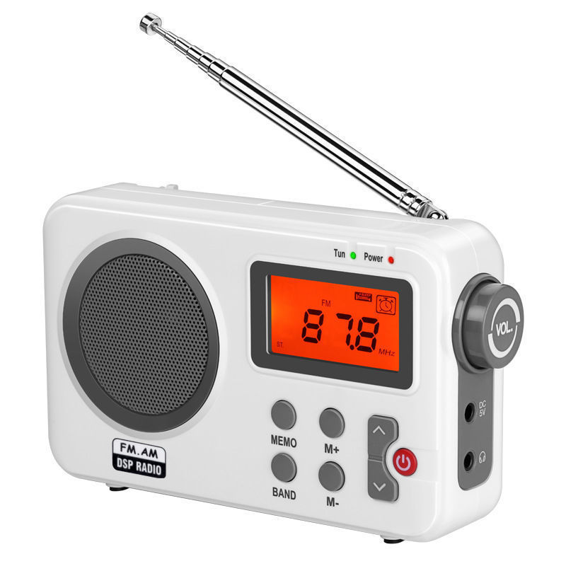 日本DSP輸入チップ老人ラジオポータブルFM/AM中波定時ステレオ電池モデル|undefined