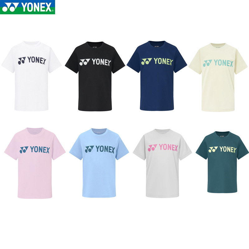 Yonex Badminton Clothing 315045Bcr Youth and Kidsren's Sports Short-Sleeved T-Shirt Tops Casual Short-Sleeved