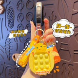 Оригинальный слайм, креативный брелок, модная игрушка, милый транспорт, подвеска, антистресс