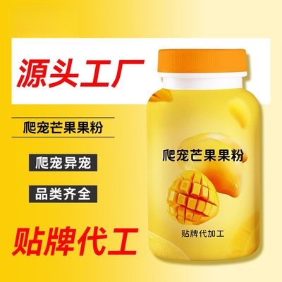 异宠产品贴牌代加工芒果果粉爬宠营养补充剂定制源头工厂批发代工