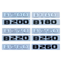 适用于奔驰新B级B180 B200 B220 B250B260改装车标后备箱排量车贴