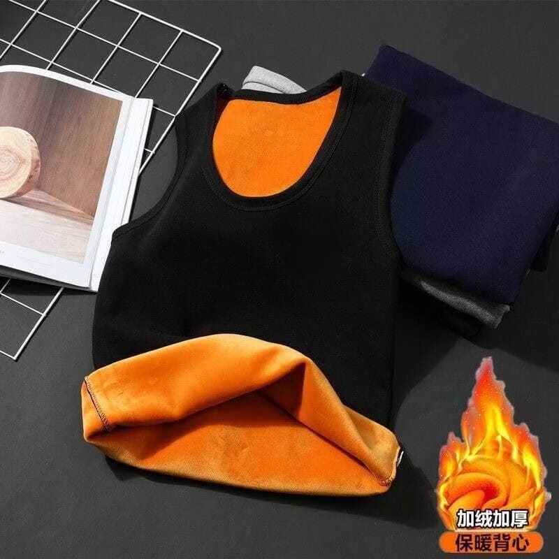Men's Thermal Underwear Seamless Fleece Thickened Autumn Clothes and Pants Winter Self-Heating Gold Velvet Vest Sleeveless Top Men's Thermal Underwear Seamless Fleece Thickened Autumn Clothes and Pants Winter Self-Heating Gold Velvet Vest Sleeveless Top