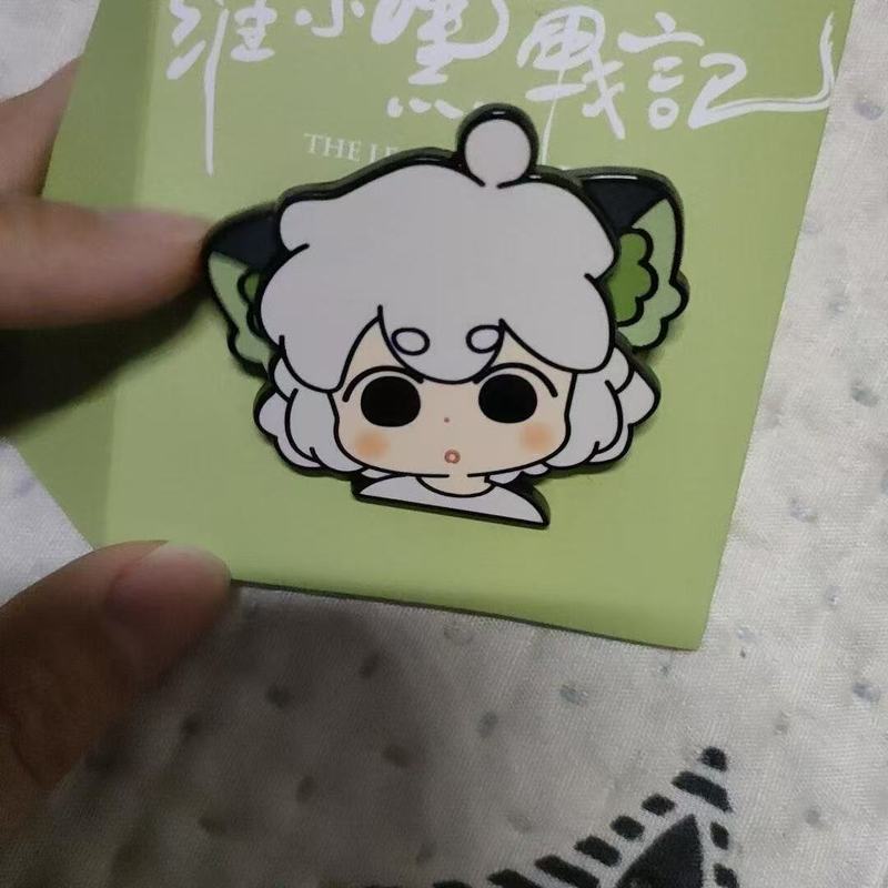 罗小黑周边正版电影高颜值超萌可动耳朵徽章超萌胸针徽章收藏纪念|undefined