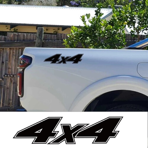 Foreign trade hot-selling car door side decals pickup truck tailgate decoration 4x4 personalized creative stickers truck body tail stickers