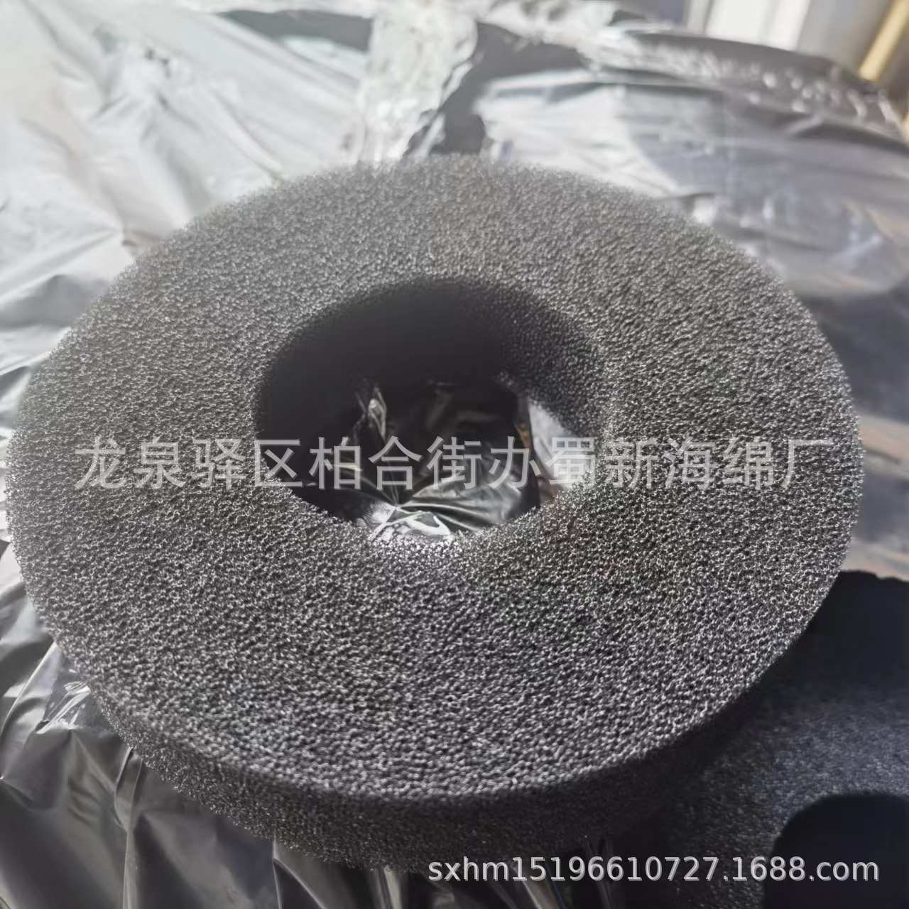 厂家供应黑色防尘喷泉过滤网孔海绵/冷却塔降噪海绵/工业填料