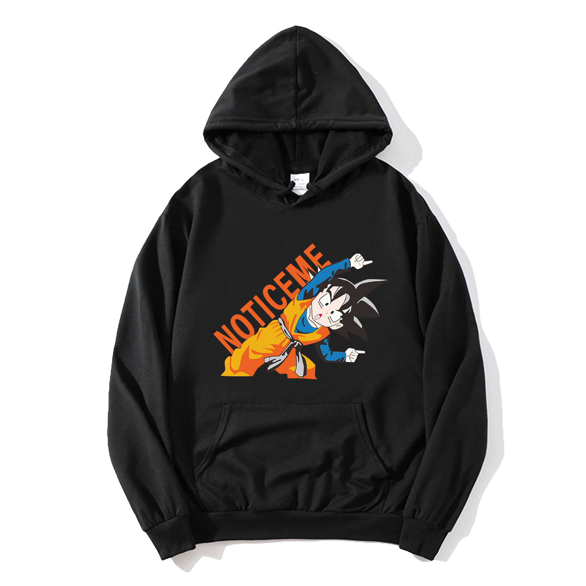 Anime Dragon Ball sudadera con capucha Wukong impresión periférica para hombres y mujeres tendencia tops sueltos pareja suéter chaqueta casual