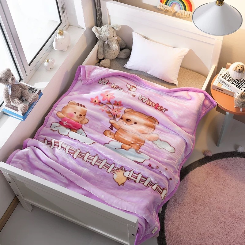 Friendship bear-purple (110*140) about 1.2kg