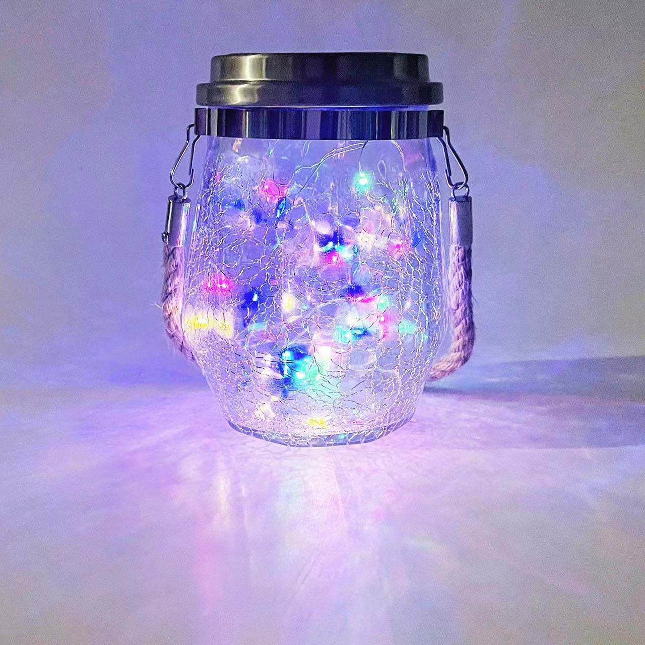 가장자리가 있는 조명 색상 상자 30개, 1팩, 균열 4가지 색상